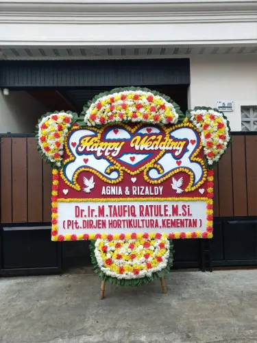 Papan Bunga Pernikahan puri ardhya garini (pag) halim