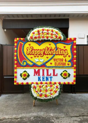 Papan Bunga Pernikahan puri ardhya garini (pag) halim