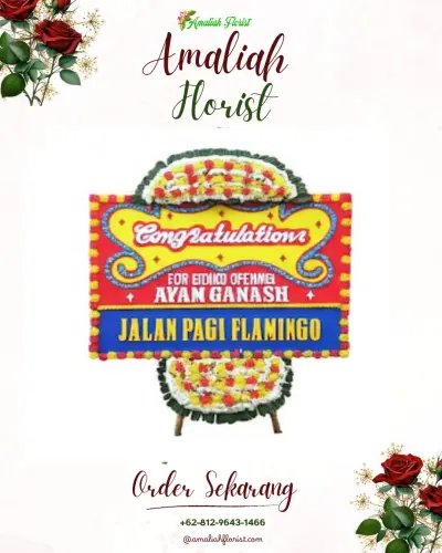 Bunga Papan Congratulation puri ardhya garini (pag) halim